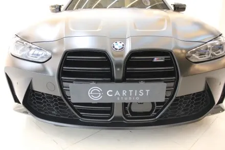 m3 랩핑 / BMW의 선을 살려주는 컬러는 아무래도 사틴블랙 랩핑이 최고! / 화성 동탄 동학산1길