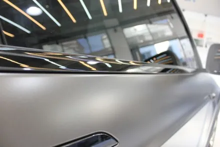 수원랩핑 랩핑빨 좋은 테슬라 모델X 사틴다크바솔트로 전체래핑 / 화성 동학산1길
