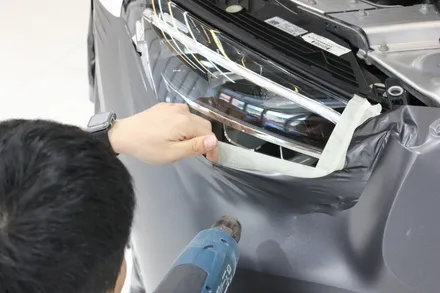 수원랩핑 신차 출고시 마음에 드는 색상이 없다면? GLC 사틴다크그레이 전체래핑 / 화성 동학산1길