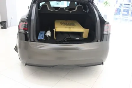수원랩핑 랩핑빨 좋은 테슬라 모델X 사틴다크바솔트로 전체래핑 / 화성 동학산1길