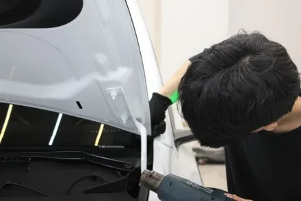 모델Y 신차에 사틴다크바솔트로 전체랩핑 완료! 역시 테슬라는 랩핑빨 좋죠! / 화성 동학산1길