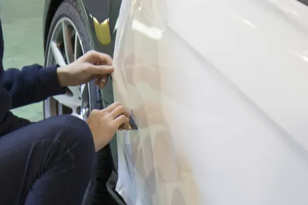 화성랩핑 벤츠 SL63 AMG 유광 화이트 전체랩핑 / 카티스트스튜디오 / 화성 동학산1길