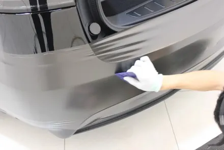 수원랩핑 랩핑빨 좋은 테슬라 모델X 사틴다크바솔트로 전체래핑 / 화성 동학산1길