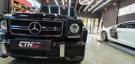 창원 벤츠 지바겐 63AMG 다이아몬드 화이트 전체랩핑을 입히다!