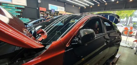 [창원]BMW M6 슈프림레드 TECK WRAP 전체랩핑 색을 입히다!