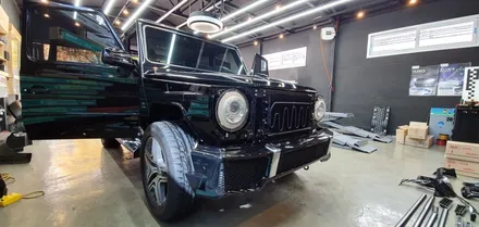 창원 벤츠 지바겐 63AMG 다이아몬드 화이트 전체랩핑을 입히다!