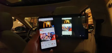 2020랜지로버 이보크 안드로이드 리어모니터 S9플러스 장착하다!