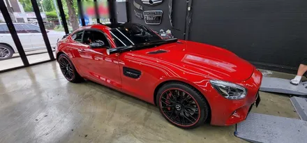 창원 벤츠 AMG GTS 루프스킨 랩핑 드레스업튜닝!