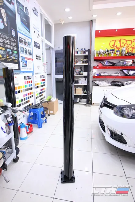 제네시스쿠페380GT 유광블랙 루프스킨 / 창원랩핑전문