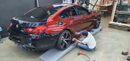 [창원]BMW M6 슈프림레드 TECK WRAP 전체랩핑 색을 입히다!