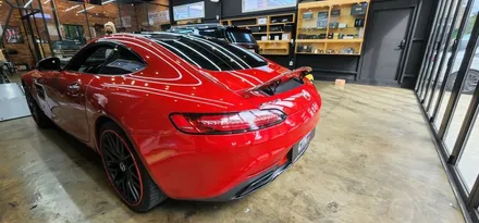 창원 벤츠 AMG GTS 루프스킨 랩핑 드레스업튜닝!