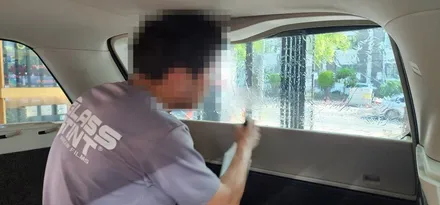레인지로버 노후된 출고썬팅제거후 글라스틴트 슈어X 필름을 입히면 생기는일! [창원썬팅,글라스틴트창원,신차패키지]