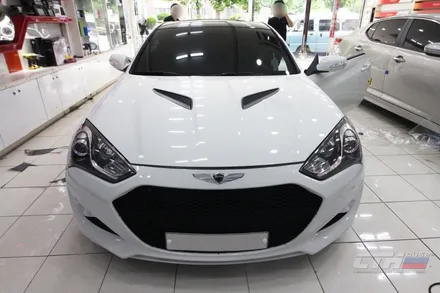 창원루마썬팅시공점 제네시스쿠페 380GT 전면썬팅시공