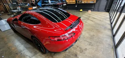 창원 벤츠 AMG GTS 루프스킨 랩핑 드레스업튜닝!