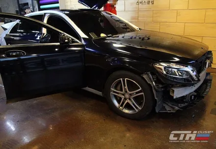 벤츠 S400 전체랩핑(wrapping) 작업