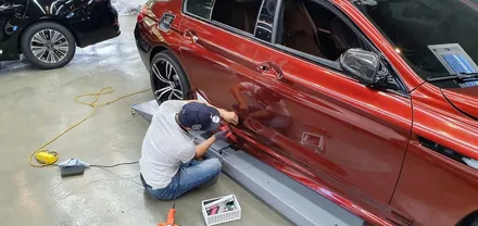 [창원]BMW M6 슈프림레드 TECK WRAP 전체랩핑 색을 입히다!