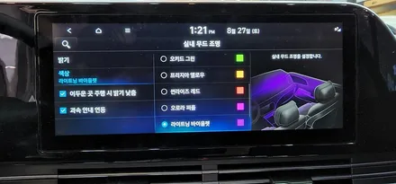 더뉴그랜져IG  순정엠비언트 그리고 터치공조기 옵션사양추가하기!