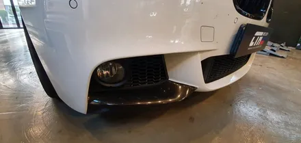 BMW 5시리즈 유광블랙 루프스킨 재시공