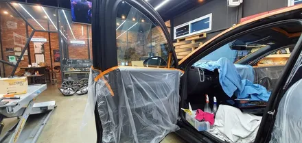 창원 포르쉐 카이엔쿠페 글라스틴트 슈어X 썬팅을 입히다!