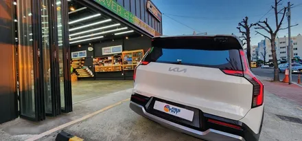 기아 전기차 EV9 썬팅은 글라스틴트 레이니블루 시공 후기!