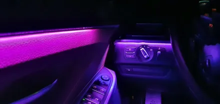 BMW 6시리즈  가변 엠비언트  실내LED튜닝으로 창원에서 분위기 업해보자!
