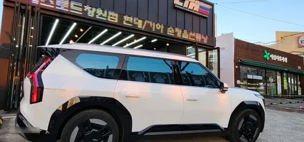 기아 전기차 EV9 썬팅은 글라스틴트 레이니블루 시공 후기!