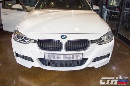bmw 3 실내랩핑. 카스킨은 창원 카톡하우스에서.