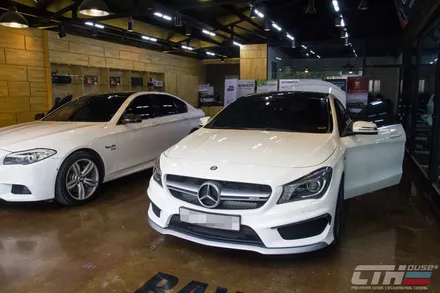 벤츠 CLA 45 AMG. 생활보호PPF. 라이트필름.