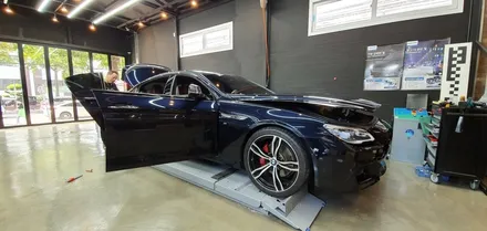[창원]BMW M6 슈프림레드 TECK WRAP 전체랩핑 색을 입히다!