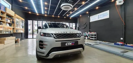 2020년 레인지로버 이보크 블랙팩 유광블랙 루프스킨시공을 완성하다!