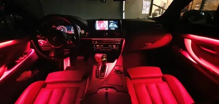 BMW 6시리즈  가변 엠비언트  실내LED튜닝으로 창원에서 분위기 업해보자!