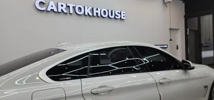 창원랩핑 실내카본WRAP & 크롬죽이기 BMW 4시리즈 그란쿠페!