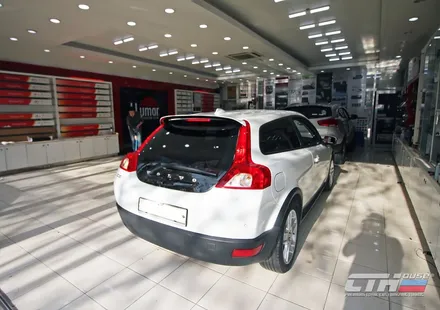 볼보C30(VOLVOC30) 실내랩핑(wrapping) 카본랩핑으로 차량의 실내분위기를 체인지~!