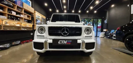 창원 벤츠 지바겐 63AMG 다이아몬드 화이트 전체랩핑을 입히다!