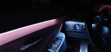 BMW 6시리즈  가변 엠비언트  실내LED튜닝으로 창원에서 분위기 업해보자!