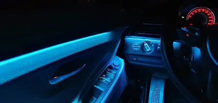 BMW 6시리즈  가변 엠비언트  실내LED튜닝으로 창원에서 분위기 업해보자!