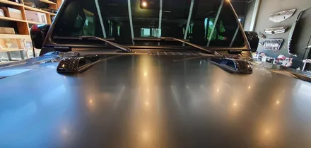 창원 2021 지프랭글러 오버랜드 사틴블랙 전체랩핑 3M 2080 으로 WRAP