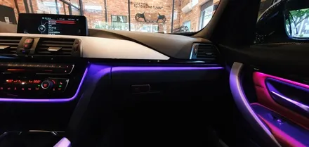 창원 BMW 3시리즈 DMX비노출엠비언트라이트 무드등 업그레이드 변신!