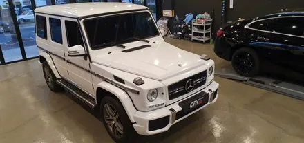 창원 벤츠 지바겐 63AMG 다이아몬드 화이트 전체랩핑을 입히다!