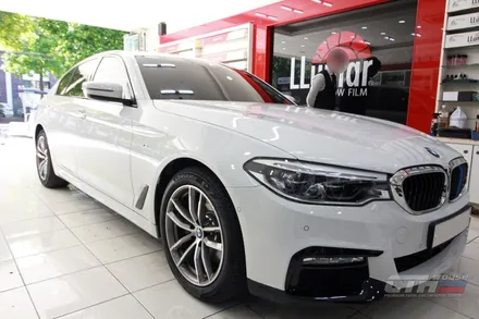 창원랩핑전문! 랩핑잘하는곳! BMW520D 부분랩핑시공