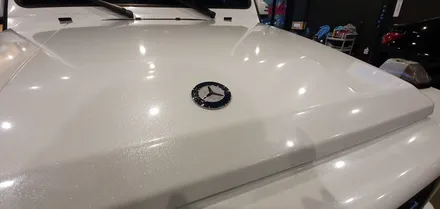 창원 벤츠 지바겐 63AMG 다이아몬드 화이트 전체랩핑을 입히다!