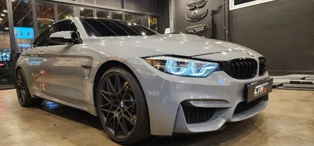 창원 BMW M4 전체랩핑 에이버리 락그레이 스타일 시공!