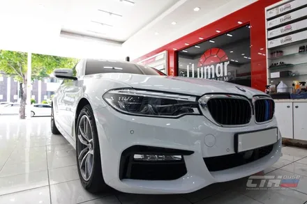 창원랩핑전문! 랩핑잘하는곳! BMW520D 부분랩핑시공