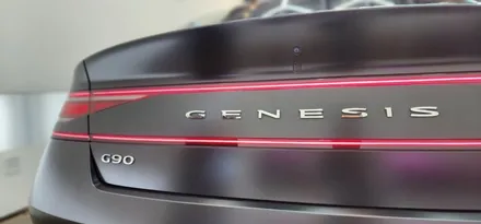 제네시스 G90 사틴블랙 전체랩핑 3M 2080필름 시공 후기!