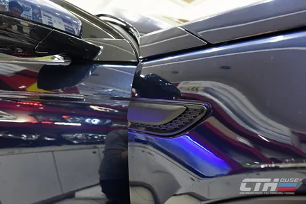 랜드로버 디스커버리 부분랩핑. 창원 랩핑 전문업체.