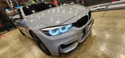 창원 BMW M4 전체랩핑 에이버리 락그레이 스타일 시공!