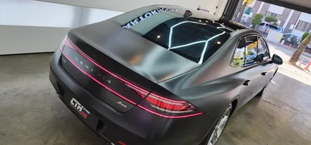제네시스 G90 사틴블랙 전체랩핑 3M 2080필름 시공 후기!
