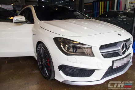 벤츠 CLA 45 AMG. 생활보호PPF. 라이트필름.