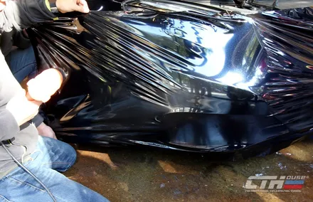 벤츠 S400 전체랩핑(wrapping) 작업