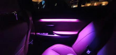 BMW 6시리즈  가변 엠비언트  실내LED튜닝으로 창원에서 분위기 업해보자!